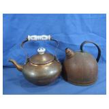 2 Copper Tea Kettles