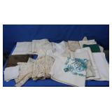 Linens-Hand Decorated w/Crochet, Lace & more