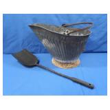 Coal Scuttle w/Shovel