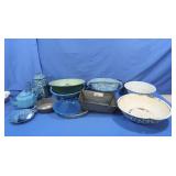 Graniteware-Swirl, Blue, Cream & Green & more