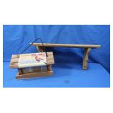 NIP Country Home Cedar Bird Feeder 12x8x7.5",