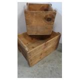 Old Shipping Crates-1 marked Daniels