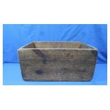Shipping Crate w/Dovetail, Stenciled on Sides