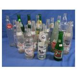 Soda Bottles-Squirt, 7up, Coke, Sun Crest, Royal