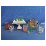 Milk Glass Fruti Bowl, Depression Glass Bowl,