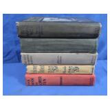 Antique Books-1896, 1909, 1907, 1886, 1916