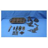 Cast Iron Wall Sconces for Oil Lamps