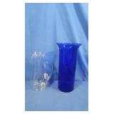 Vintage Martini/Drink Pitcher & Stirrer, Cobalt