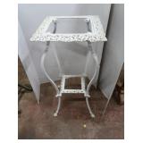 Cast Iron Plant Table w/Inserts & Claw Feet