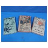 Boy Scouts Books-1916 (in Italy), 1913 Alaska,
