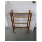 Wooden Blanket Rack 16x9.5x35"