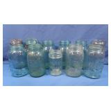 Blue Canning Jars