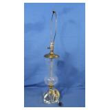 Vintage Glass Lamp (no shade)