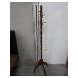 Wood Spun Hall Tree 57"H