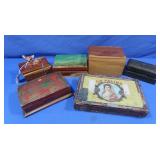 Wood Recipe Box, Cigar Box, Souvenir Box & more