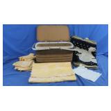 Yellow Matching Table Linen Set, Loop Hook Rug &