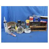 Nails, Fasteners, Foam Sealer (unopened)