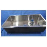 Stainless Sink Bottom 16.5Dx30Wx7.5"H