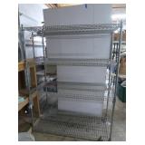 Metal 4-shelf Unit 48Wx24Dx62"H