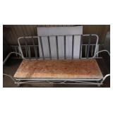 Aluminum Glider Frame 82x30x32"H (needs oiled)