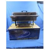 Stainless Chafer on Frame Lids 14Dx3"x22"