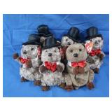 Beanie Babies Punxsutawney Phil Plushes