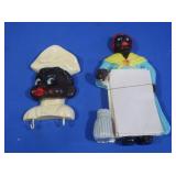 Chalkware pcs-Black Americana Notepad Holder &