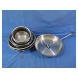 Royale Stainless Steel Skillet 12", Stainless
