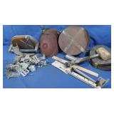 Abrasive Disks, Rubber Mallet, Metal Angle Setter