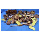 Lg Lot Wood Souvenir Items from Walston PA