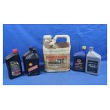 4 Bottles 10W30 Oil (partial), 2 Gal Red Top, 30