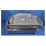 Restaurant Food Service Metal Pans 12Dx22Wx3"H