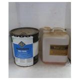 Metal Bucket (empty), Plastic Wood Juice