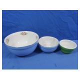 Halls Mixing Bowls & Jackson Custom China Bowl