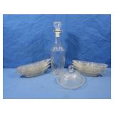 Glass Vase, Cake Tray, Dishes