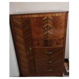 Pine Wood Dreser 38Lx20Dx55"H