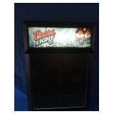 Light-up Coors Light Bar Sign (works)