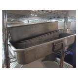 Aluminum Pans-largest 22x24x3", Stainless Pan &
