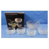 Crystal Ice 7 pc Salad Set