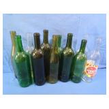 Empty Wine Bottles