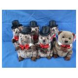 Beanie Babies Punxsutawney Phil Plushes