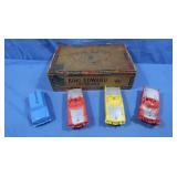 Vintage Auburn Rubber Co Cars (1 damaged), 1