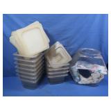 Plastic Containers/Lids, Fish Bowl