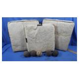 Vintage Baseball Bases & Baseballs