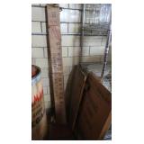 Vintage Curtain Stretcher in box, Ironing Board