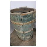 Vintage Wooden & Metal Strainer 15" Dia, 21" H