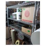 3-shelf Metal Shelving Unit 48x24x62"