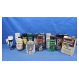 Variety Paint Spray Cans, some other-part full