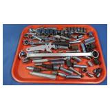 Lg Variety Sockets-3 Shallow, 3/8 Flex Head