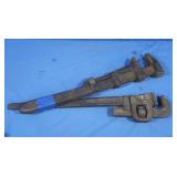 24" Pipe Wrench, 20" Monkey Wrench
